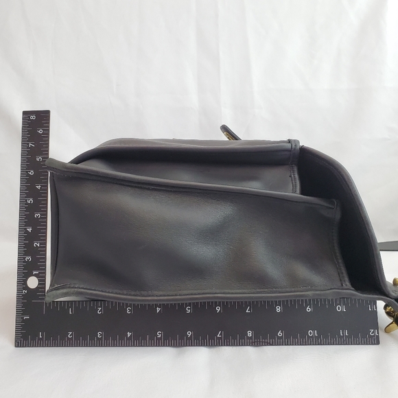 Vintage 90s Coach Beekman Briefcase Black Leather Bag 5266 - Picture 9 of 16